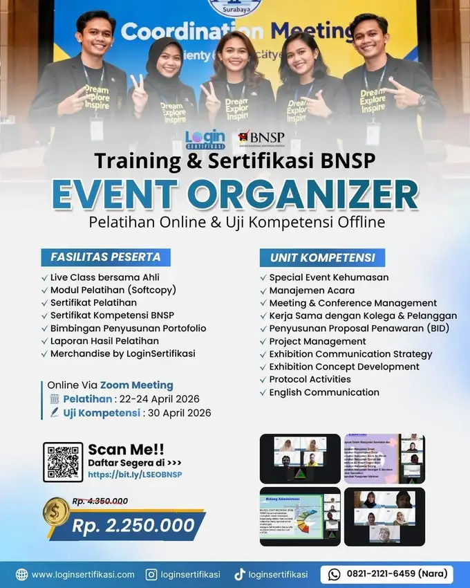 Sertifikasi EO April 2026